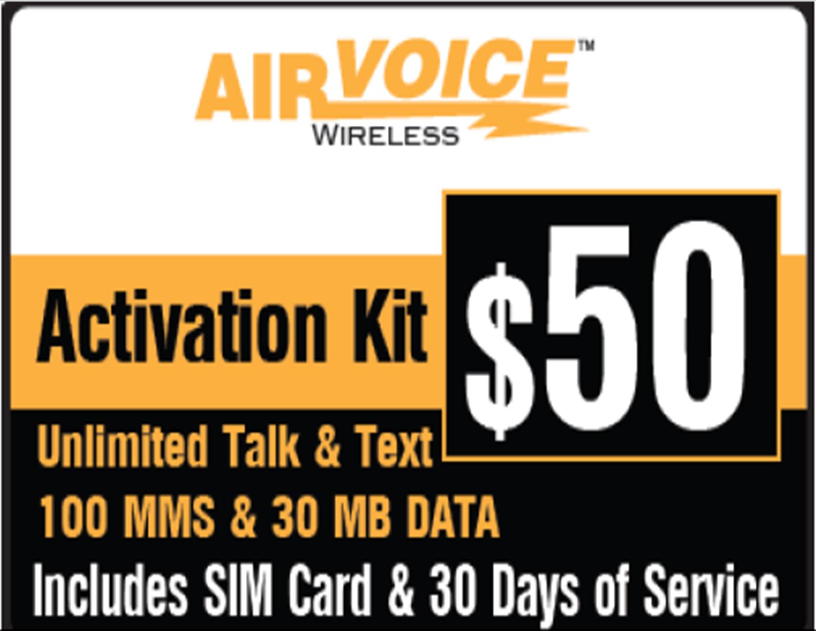How do you activate Airvoice Wireless?